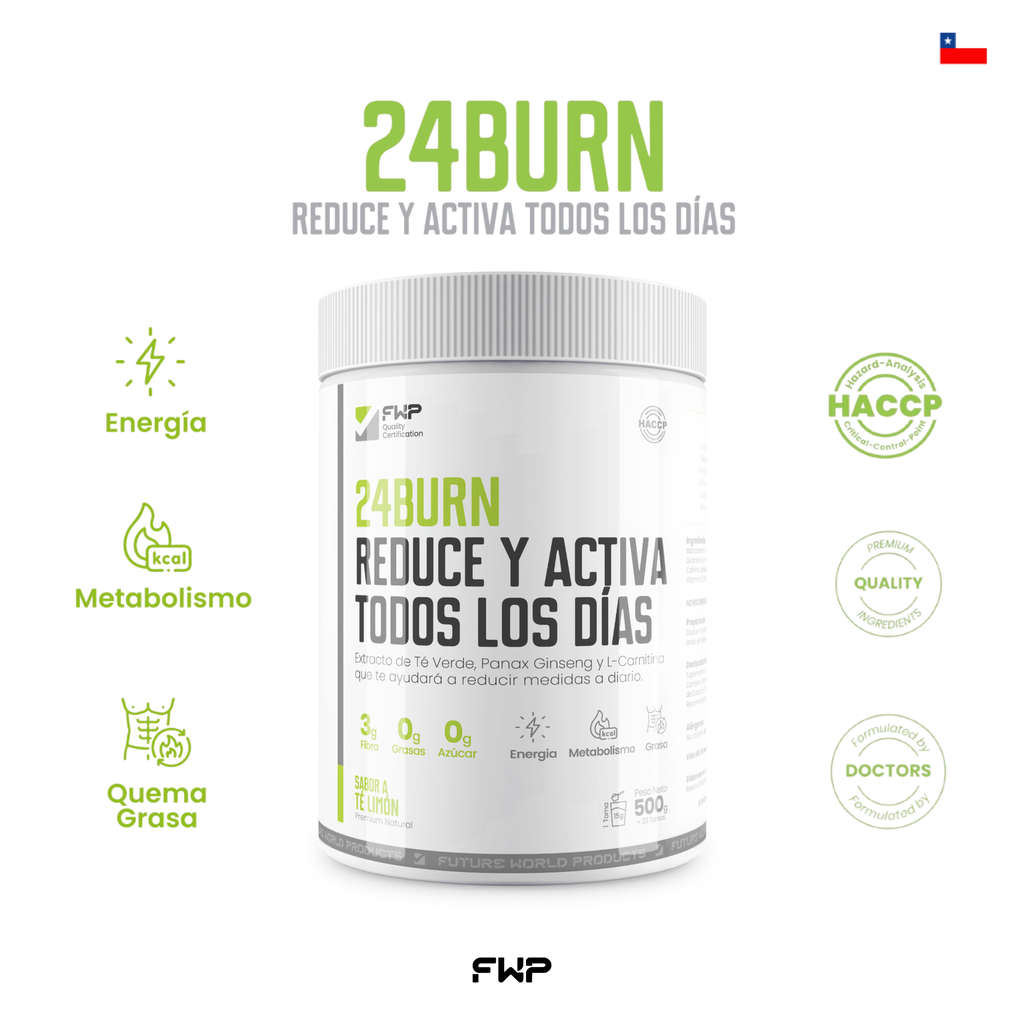 24BURN | Activador de Energía Metabólica & Rendimiento Activo